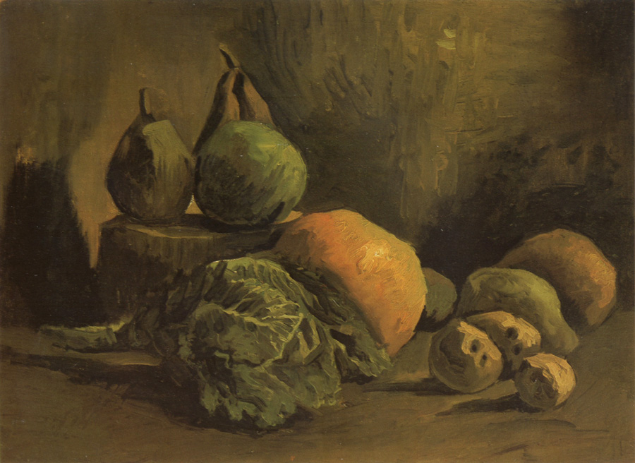 Vincent Van Gogh Still life with Vegetables and Fruit (nn04)